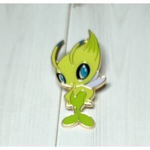 Celebi Official Pokemon Pin Badge for a Hat, Lapel, Jacket or Backpack